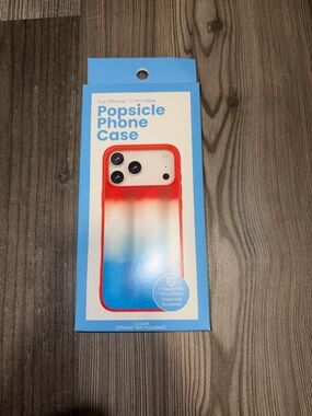 Target Popsicle Phone Case for iPhone 17 Pro Max - Red/White/Blue Gradient
